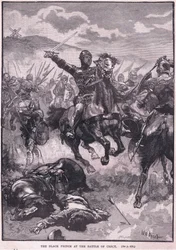 The Black Prince at the Battle of Crecy, AD 1346